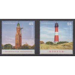 Germany - 2007 - Nb 2437/2438 - Lighthouses