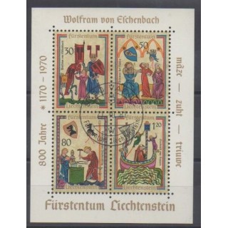 Acheter ce bloc-feuillet du Liechtenstein  de l'année 1970 (No BF11). - Oblitéré