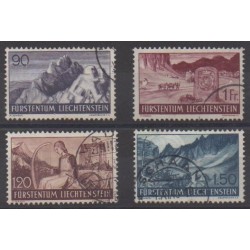 Liechtenstein - 1937 - No 149/152 - Oblitérés