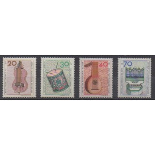 Acheter cette série de timbres de l'Allemagne occidentale (RFA - Berlin) de l'année 1973 (No 423/426).