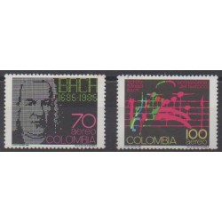 Colombia - 1986 - Nb PA754/PA755 - Music