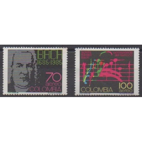 Colombia - 1986 - Nb PA754/PA755 - Music