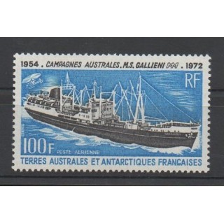 Timbres - TAAF - Poste aérienne - 1973 - No PA 29 - Bateaux