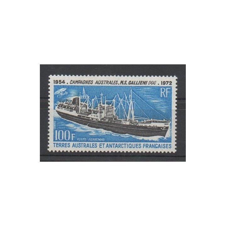 Timbres - TAAF - Poste aérienne - 1973 - No PA 29 - Bateaux