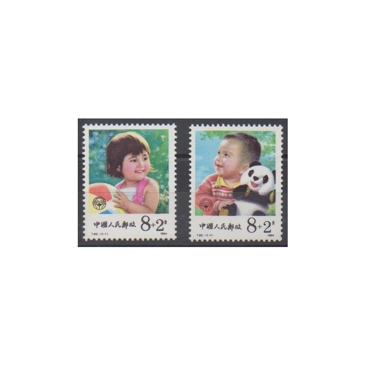 Buy this set of stamps of China of the year 1984 (Nb 2640/2641).