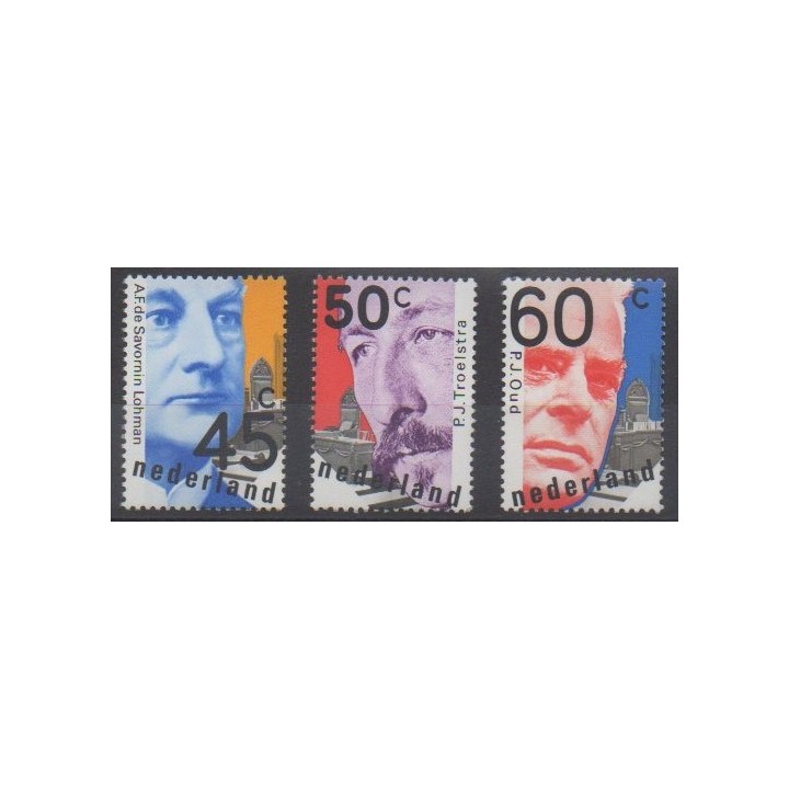 Acheter cette série de timbres des Pays-Bas de l'année 1980 (No 1122/1124).