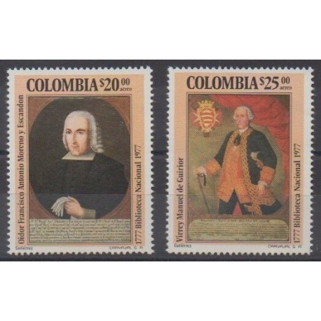 Colombia - 1977 - Nb PA616/PA617 - Paintings
