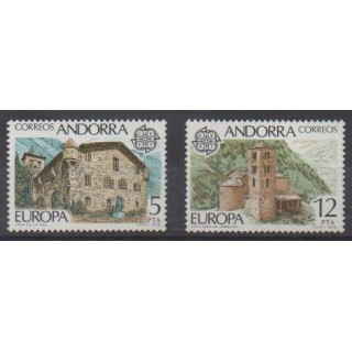 Acheter cette série de timbres d'Andorre espagnol de l'année 1978 (No 108/109).