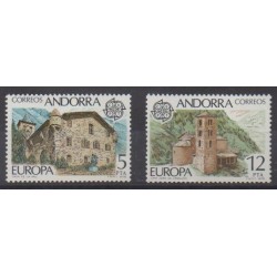 Andorre espagnol - 1978 - No 108/109 - Monuments - Europa
