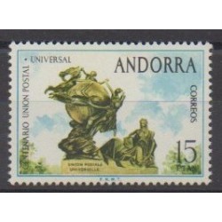 Spanish Andorra - 1974 - Nb 85 - Postal Service