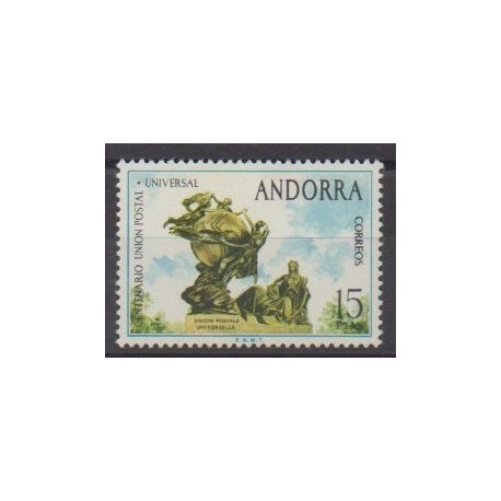 Spanish Andorra - 1974 - Nb 85 - Postal Service