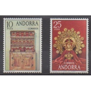 Buy this set of stamps of Spanish Andorra of the year 1974 (Nb 83/84).