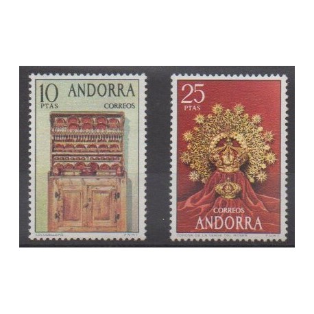 Spanish Andorra - 1974 - Nb 83/84 - Craft