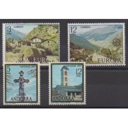 Andorre espagnol - Année complète - 1977 - No 100/103