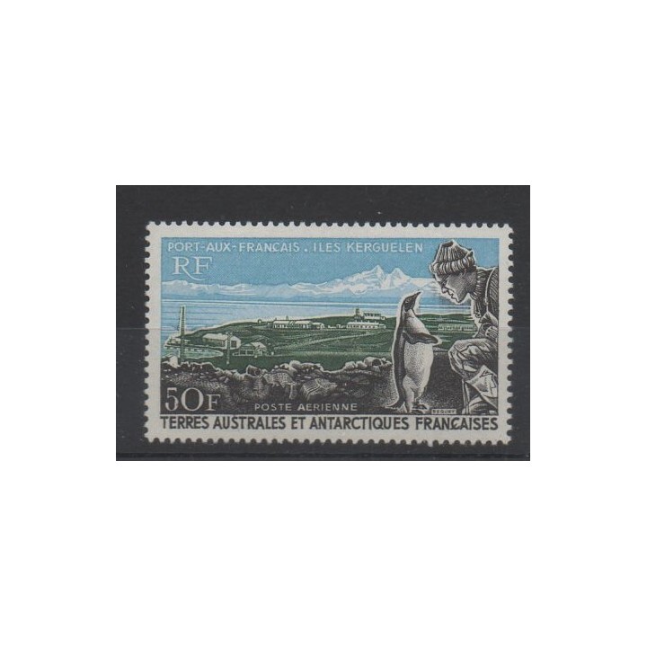 Timbres - TAAF - Poste aérienne - 1968 - No PA 14 - Régions polaires