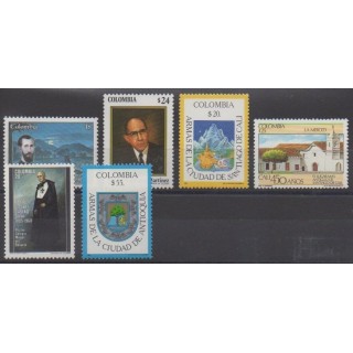Acheter cette série de timbres de la Colombie de l'année 1986 (No 899/904).