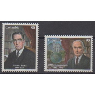 Buy this set of stamps of Colombia of the year 1988 (Nb 925/926).