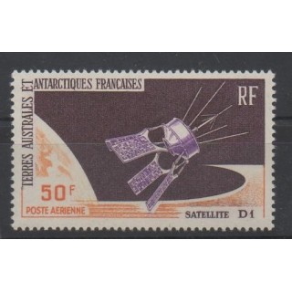 Timbres - TAAF - Poste aérienne - 1966 - No PA 12 - Espace