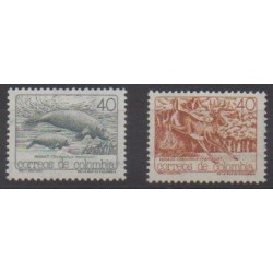 Colombie - 1989 - No 932/933 - Animaux