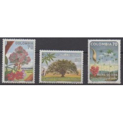 Colombie - 1990 - No 955/956 - 958 - Arbres