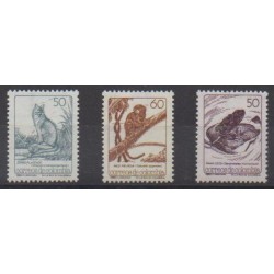 Colombie - 1990 - No 947/948 - 950 - Animaux