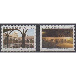 Buy this set of stamps of Colombia of the year 1991 (Nb 969/970).
