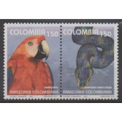 Colombia - 1993 - Nb 1004/1005 - Animals