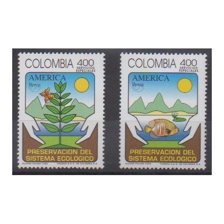 Colombie - 1995 - No 1048/1049 - Environnement