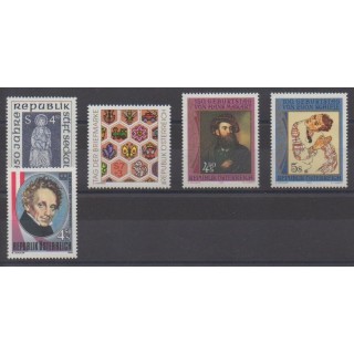 Acheter cette série de timbres d'Autriche de l'année 1990 (No 1818/1822).