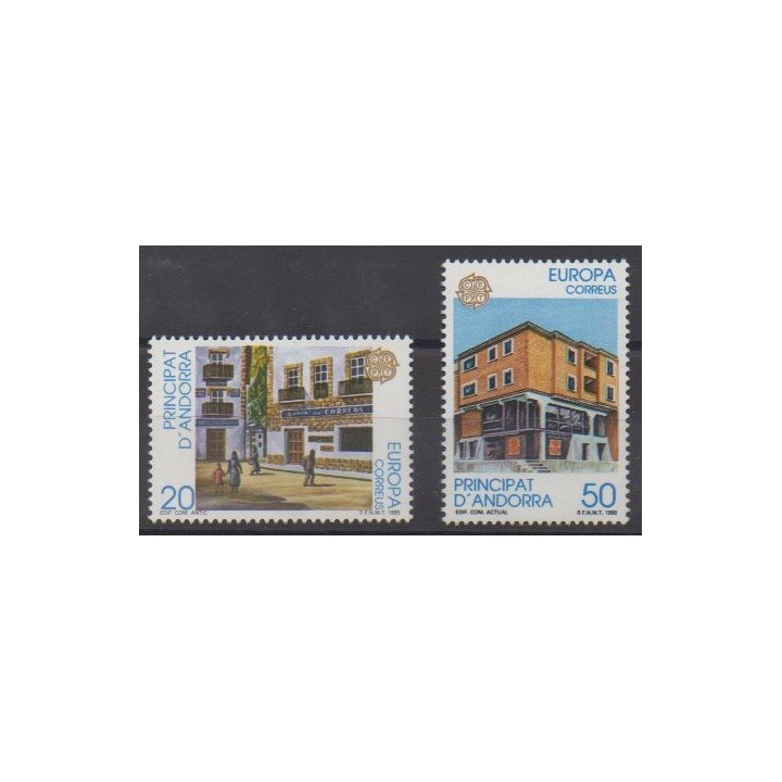 Acheter cette série de timbres d'Andorre espagnol de l'année 1990 (No 204/205).