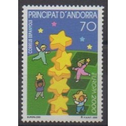 Spanish Andorra - 2000 - Nb 261 - Europa