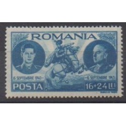 Roumanie - 1943 - No 731 - Royauté - Principauté - Neuf avec charnière