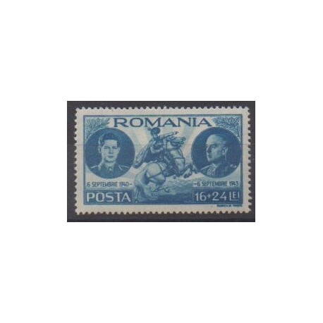 Roumanie - 1943 - No 731 - Royauté - Principauté - Neuf avec charnière