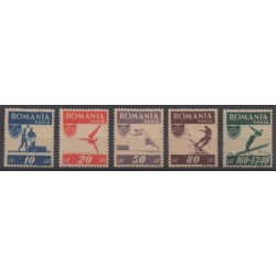 Romania - 1946 - Nb 916/920 - Various sports - Mint hinged