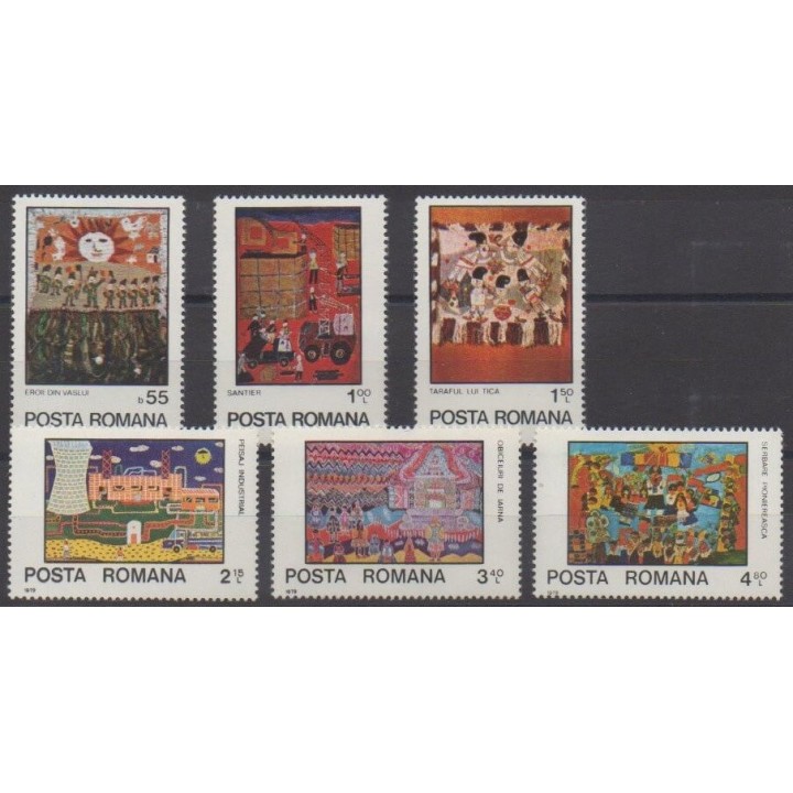 Buy this set of stamps of Romania of the year 1979 (Nb 3149/3154).