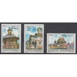 Romania - 1995 - Nb 4282/4284 - Churches