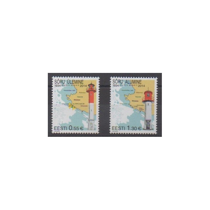 Acheter cette série de timbres d'Estonie de l'année 2014 (No 745/746).