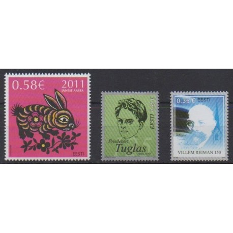 Estonia - 2011 - Nb 639/641