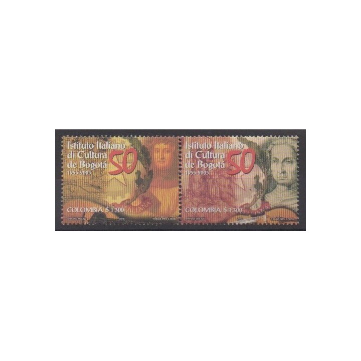 Buy this set of stamps of Colombia of the year 2006 (Nb 1362/1363).