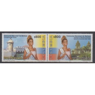 Buy this set of stamps of Colombia of the year 2002 (Nb 1153/1154).