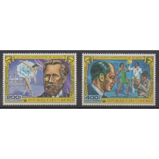 Buy these stamps of Comoros of the year 1978 (Nb PA139/PA140).