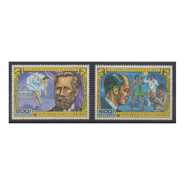 Buy these stamps of Comoros of the year 1978 (Nb PA139/PA140).
