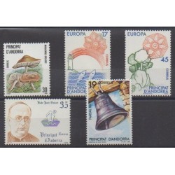 Andorre espagnol - Année complète - 1986 - No 177/181