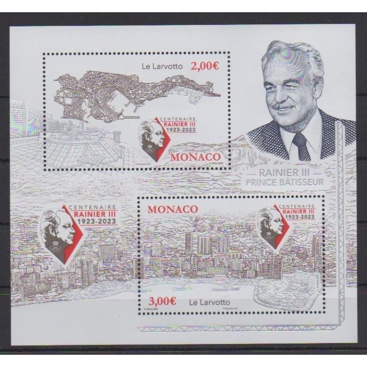 Buy this stamp of Monaco of the year 2023 (Le Larvotto).