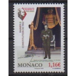 Monaco - 2023 - Constitution de 1962 - Histoire