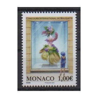 Acheter ce timbre de Monaco de l'année 2023 (Concours de bouquets).
