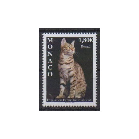 Monaco - 2023 - Nb 3405 - Cats