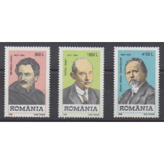 Acheter cette série de timbres de Roumanie de l'année 1998 (No 4473/4475).