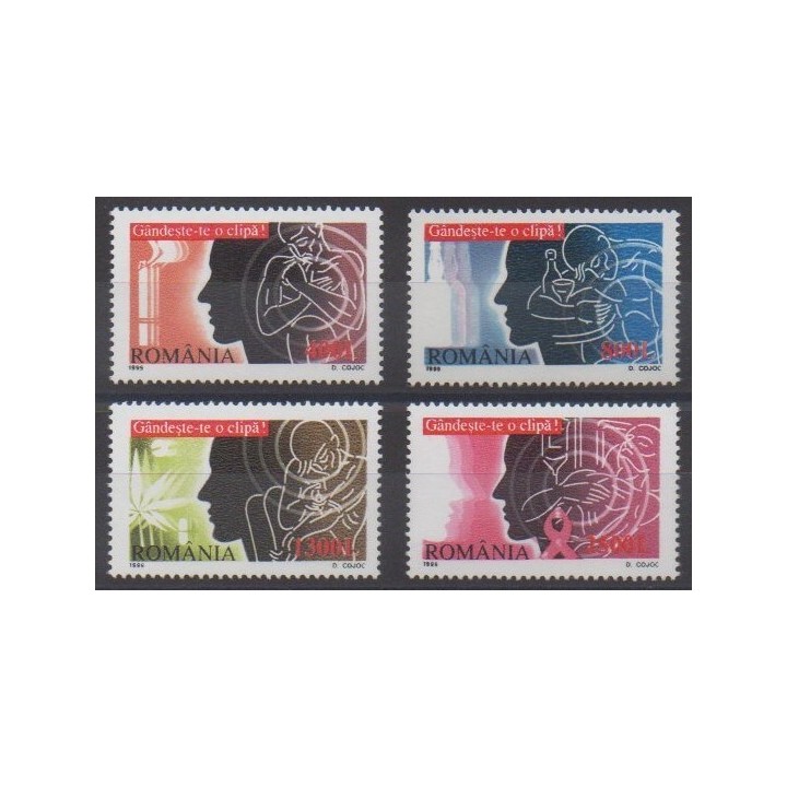 Acheter cette série de timbres de Roumanie de l'année 1999 (No 4548/4551).