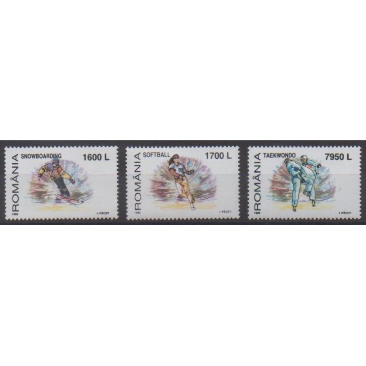 Acheter cette série de timbres de Roumanie de l'année 1999 (No 4568/4570).